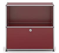 USM Haller Buffet 1 tiroir ouvert / 1 tiroir rouge rubis - USM SIDEBOA 1OFF 1SCHU FD SCH