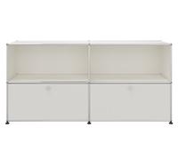 USM Haller Buffet 2 Ouverts / 2 Volets Blanc pur - FAST DELIVERY - USM SIDEBOARD 2 OFF 2 KLAPP FD