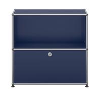 USM Haller Buffet M62 1 rabat / 1 ouverture - Bleu acier - USM HALLER QS M62 34