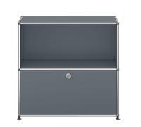USM Haller Buffet M62 1 rabat / 1 ouverture - Gris moyen - USM HALLER QS M62 32