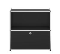 USM Haller Buffet M62 1 rabat / 1 ouverture - Noir graphite - USM HALLER QS M62 30 FD