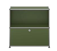USM Haller Buffet M62 1 rabat / 1 ouverture - Vert olive - USM HALLER QS M62 36