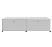 USM Haller Lowboard 2 Volets Blanc pur - USM LOWBOARD 2 KLAPPEN FD