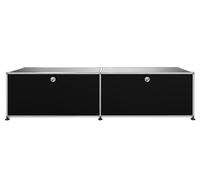 USM Haller Lowboard 2 Volets Noir graphite - USM LOWBOARD 2KLAPPEN FD SCH