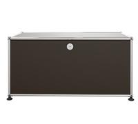 USM Haller Lowboard mit einer Klappe braun - USM LOWBOARD 1 KLAPPE BRAUN