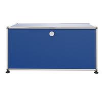 USM Haller Lowboard mit einer Klappe enzianblau - USM LOWBOARD 1 KLAPPE EBLAU