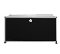 USM Haller Lowboard mit einer Klappe schwarz - USM LOWBOARD 1 KLAPPE SCHWARZ
