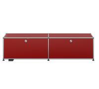 USM Haller Meuble TV/Hi-Fi bas M61 sur roulettes avec 2 portes à charnières LIVRAISON RAPIDE - USM HALLER QS M61 23