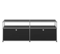 USM Haller Meuble TV/Hi-Fi O2,, noir graphite - DE_QS_O2