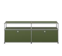 USM Haller Meuble TV/Hi-Fi O2 - Vert olive - DE_QS_O2