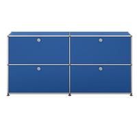 USM Haller Sideboard E2 buffet avec 4 portes pliantes - QUICK SHIP enzianblau - USM DE_QS_E2 27