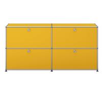 USM Haller Sideboard E2 buffet avec 4 portes pliantes - QUICK SHIP goldgelb - USM DE_QS_E2 25