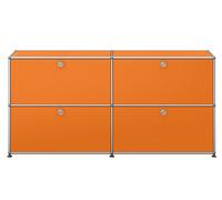 USM Haller Sideboard E2 buffet avec 4 portes pliantes - QUICK SHIP - reinorange - USM DE_QS_E2 26