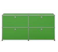 USM Haller Sideboard E2 buffet avec 4 portes pliantes - QUICK SHIP vert - USM DE_QS_E2 28