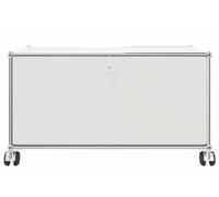 USM Haller TV-/Hi-Fi-Möbel -reinweiß - USM LOWBOARD 1KL ROLLEN 24 FD