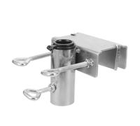 USOHJZ Porte-Parapluie de terrasse, Pince métallique réglable, Support Montage sur Pont Balcon, Base Parasol extérieure Stable, Robuste for Balustrade pêche