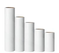 USOHJZ Recharge De Tête Brosse Déchirable, 8 Rouleaux 24cm 19cm 16cm 10cm, for Rouleau À Peluches, for for Vêtements, Bâton Cheveux Lit(19cm Refill 8 Rolls)