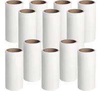USOHJZ Rouleau Autocollant for Poils de Chiot, 12 pièces, Rouleaux Portables for Peluches, for Animaux Compagnie, Chat, Chien, bigoudi, Brosse Recharge for Tapis