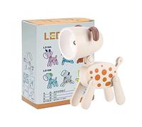 Usper Mini lampe de bureau LED mignon petit support de téléphone, chien, dinosaure, cerf, lapin, veilleuse réglable, table de lecture portable, lampe de chevet pliable pour enfants et étudiants