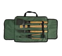 Cook Concept Ustensiles de barbecue KU6595 - Ensemble 4 outils acier inoxydable design compact