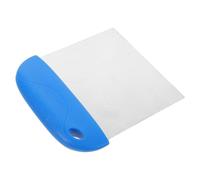 Ustensile Cuisine Inox à Manche Plastique Bleu pour Cuisson | Lame en Acier Inoxydable, Surface Facile à Nettoyer, Coupe Précise, Grattage pour Pâte et Gâteaux