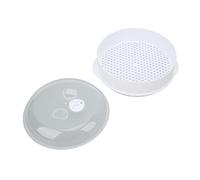 Ustensile ondes multifonctionnel, cuisson vapeur rapide pour petits pains maison, plat à vapeur compact et empilable for familles, débutants et bureaux