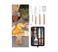 Ustensiles à Plancha Barbecue en acier inoxydable Pour barbecue + Sacoche