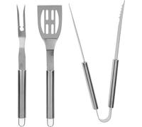 Ustensiles de barbecue haut de gamme, superbe set de couteaux pour barbecue, livré avec une mallette de transport pratique, accessoires de barbecue parfaits pour les hommes, avec thermomètre, cadeau i