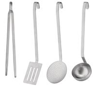 Ustensiles de cuisine CONVIVIO, set de 4 pc, acier inoxydable, Alessi