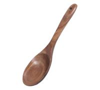 Ustensiles de cuisine en bois - Ensemble d'ustensiles de cuisine | Cuillère et spatules en bois de teck | Cuillères de cuisine antiadhésives | Fourchette à salade fendue antiadhésive pour la cuisson