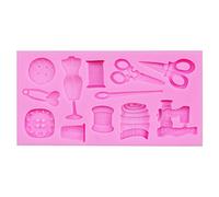 Ustensiles de cuisine en forme de ciseaux - Moule en silicone 3D pour décoration de gâteau - Outil de bébé - Moule à savon en silicone - Décorations de cupcakes