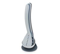 Joseph Joseph - Nest Ustensils Plus - Ensemble de 5 Ustensiles en Nylon Aimantés, Cuillère, Cuillère à spaghettis, Louche, Ecumoires Livré avec son Porte Ustensiles, Bleu
