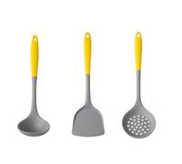ustensiles de cuisine, Ensemble de spatules à entonnoir for louche soupe domestique Spatule bicolore for casseroles et poêles antiadhésives cuisine