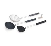 Ustensiles de cuisine NEST FUSION WOK 10576, set de 3 pc, acier inoxidable / silicone, Joseph Joseph