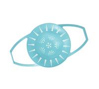 Ustensiles de cuisine Plateau à vapeur pour les repas quotidiens, insert en silicone avec poignées latérales à base surélevée, petits à légumes réutilisables, panier à vapeur de fruits de mer, à