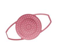 Ustensiles de cuisine Plateau à vapeur pour les repas quotidiens, insert en silicone avec poignées latérales à base surélevée, petits à légumes réutilisables, panier à vapeur de fruits de mer, à