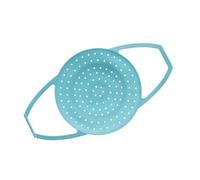 Ustensiles de cuisine Plateau à vapeur pour les repas quotidiens, insert en silicone avec poignées latérales à base surélevée, petits à légumes réutilisables, panier à vapeur de fruits de mer, à