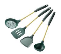 ustensiles de cuisine, Spatule à pelle en silicone for nouilles, cuillère soupe, poignée, ustensiles de cuisine, outils