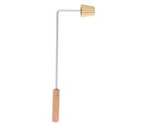 Ustensiles de cuisson de cuisine traditionnels malaisiens, outil de cuisson pour tarte aux œufs et plats Nonya, cuivre, acier inoxydable, matériau en hêtre 32,5x11cm