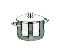 IBILI - Marmite avec couvercle Oslo, 20 cm, Acier inoxydable, Compatible avec l’induction