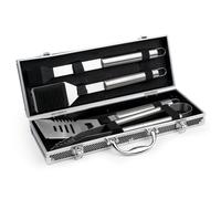 Ustensiles pour grillades, set de 4 pc, acier inoxidable, Leopold Vienna
