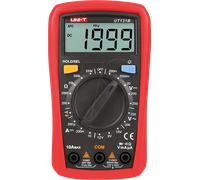 UNI-T Multimètre numérique UT131B, testeur de tension et de courant AD/DC avec capacité de résistance, test NCV et mesure de température
