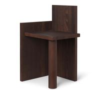 Ferm Living UTA Table de Chevet en Pin Huilé Foncé