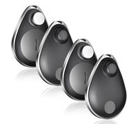 UtagPro Lot de 4 traqueurs GPS enfants, localisateur clés Apple Find My (iOS), étanche IP67, protection vie privée, mode perdu, traqueur Bluetooth