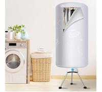 UTEN 1000W Sèche-Linge Électrique Portable Pliable Séchoir à Linge Chauffant avec Minuterie Séchage Rapide pour Maison Appartement