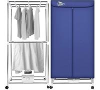 UTEN 1500W Sèche-linge électrique Portable Séchoir étendoir à Linge électrique Pliable Double Couche Temps Réglable