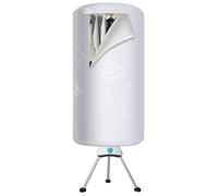 UTEN Séchoir à Linge Électrique 1000W Pliable, Sèche-Linge Portable avec Minuterie 180min, Séchage Rapide 360°, Capacité 10kg