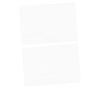 UTHCLO 2 Pièces Autocollant Tableau Blanc Effaçable à Sec Auto-adhésif en Plastique Blanc, Réutilisable et Amovible, pour Salle de t Enseignement, Format 42x30 Cm