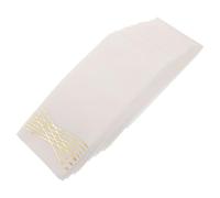 UTHCLO 25 Serviettes en Papier Jetables Décoratives Motif Ondulé, Élégance Style Occidental, Absorptivité Élevée pour Fête et Table à Dîner, Format 8x4 Pouces