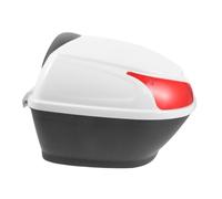 UTHCLO Boîte de Rangement Pratique pour Casque et Outils de Moto, Plastique Léger, Facile à Installer et Transporter, Rangement Lors Conduite